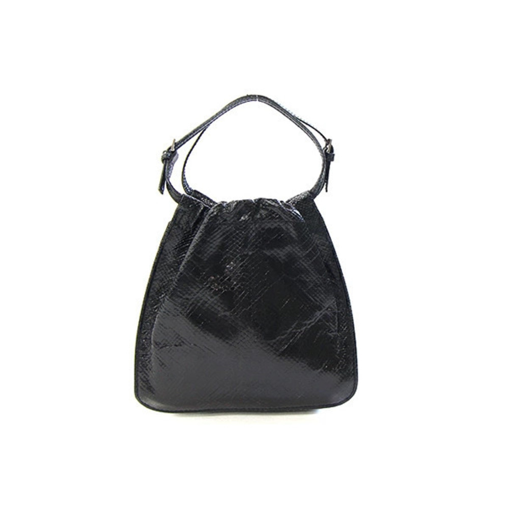 Gucci Black Pouch Bag handbag Leather